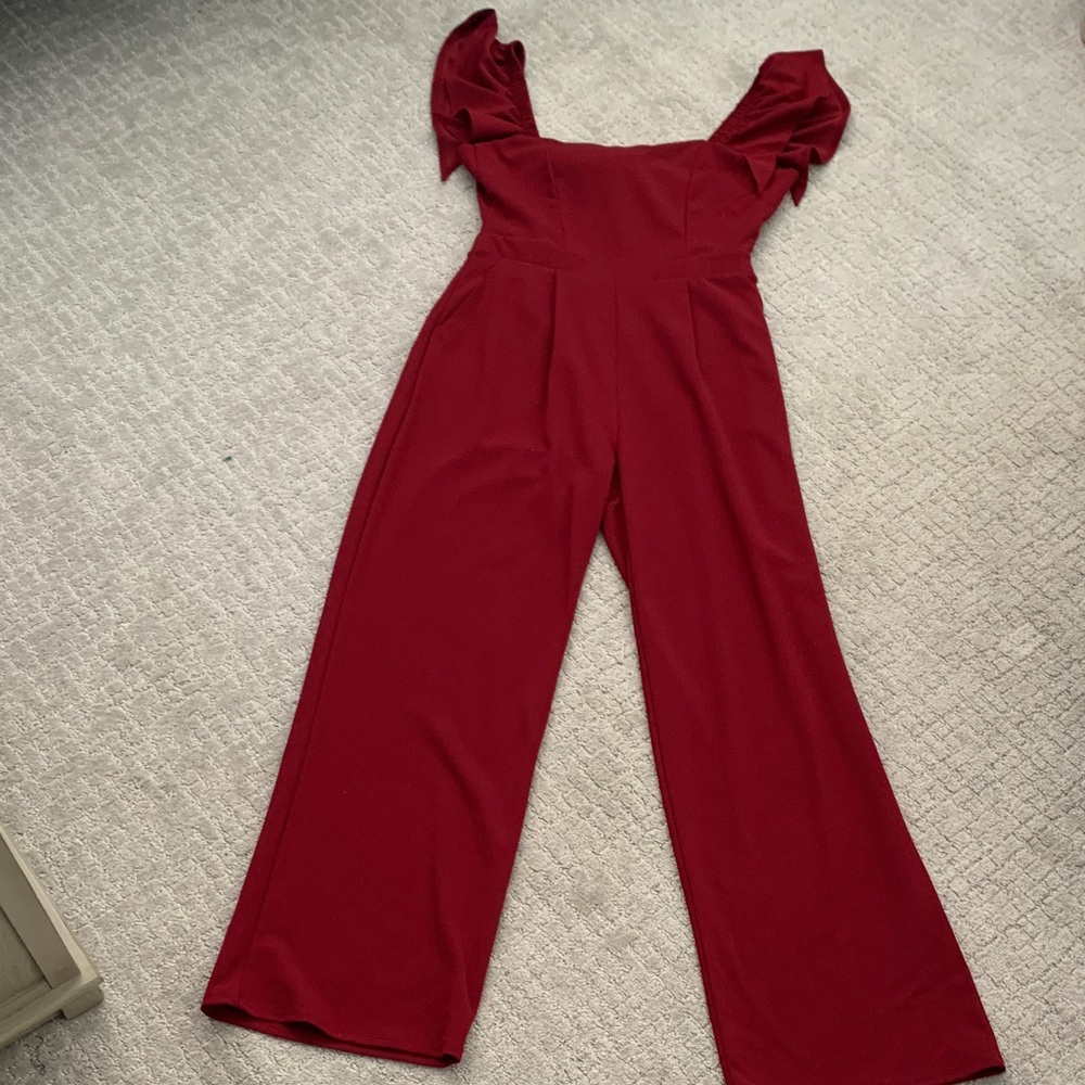Moa Moa Bold Red Jumpsuit